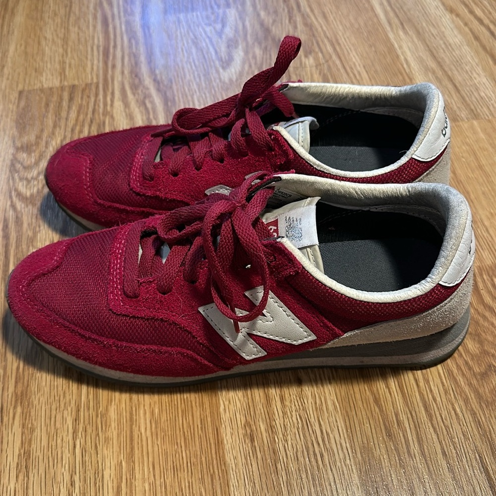 New Balance sneakers in red